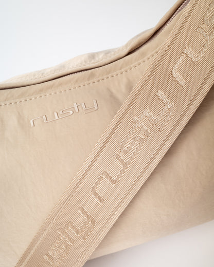 Cartera Free Fall Nylon Sling Bag Oatmeal