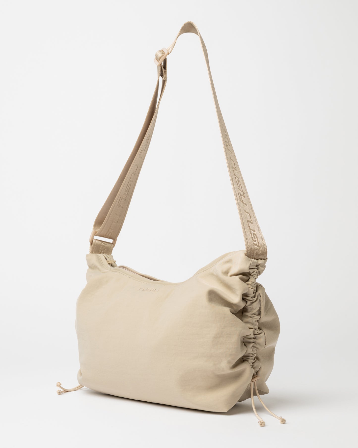 Cartera Free Fall Nylon Sling Bag Oatmeal
