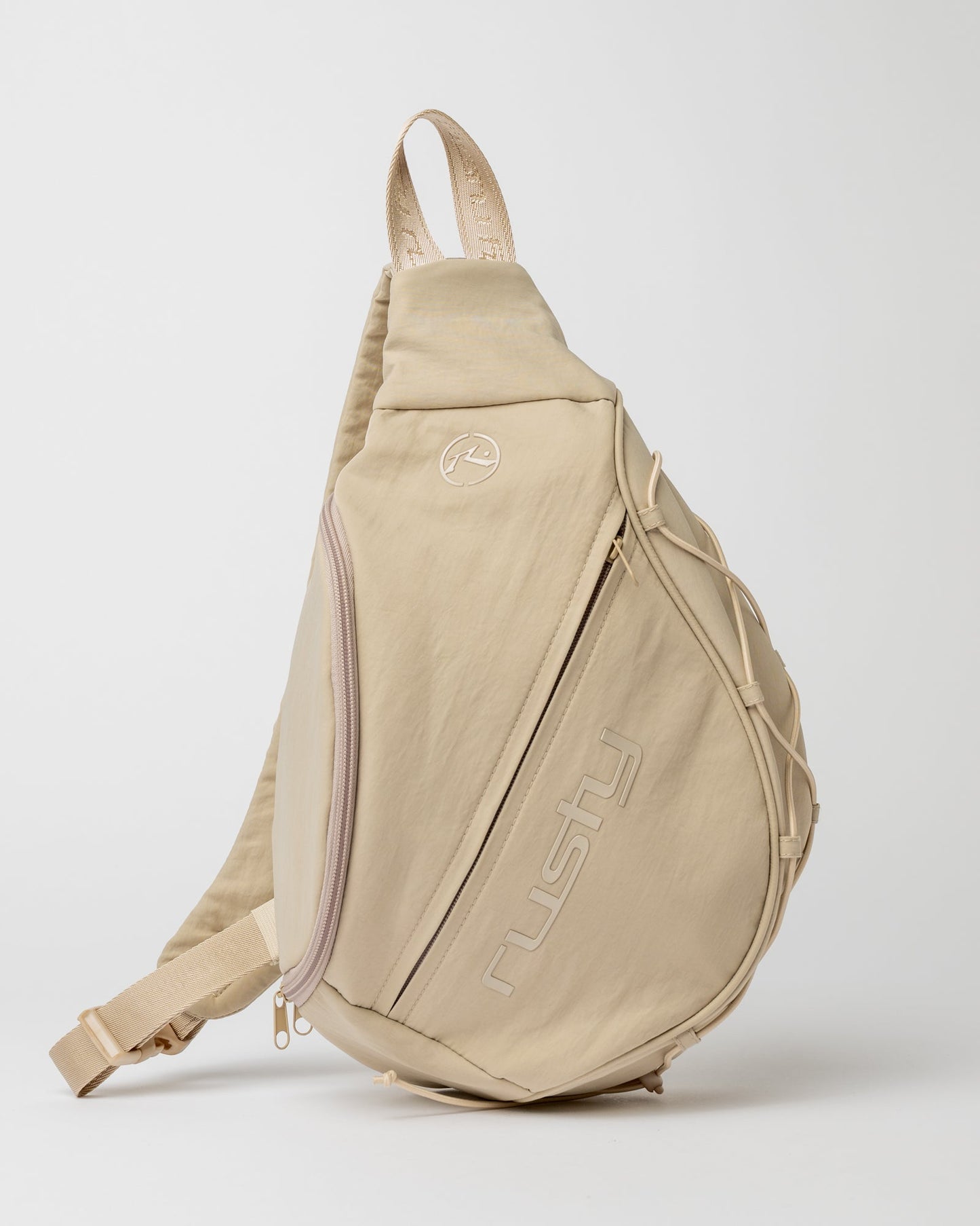 Mochila Free Run Nylon Sling Backpack Oatmeal