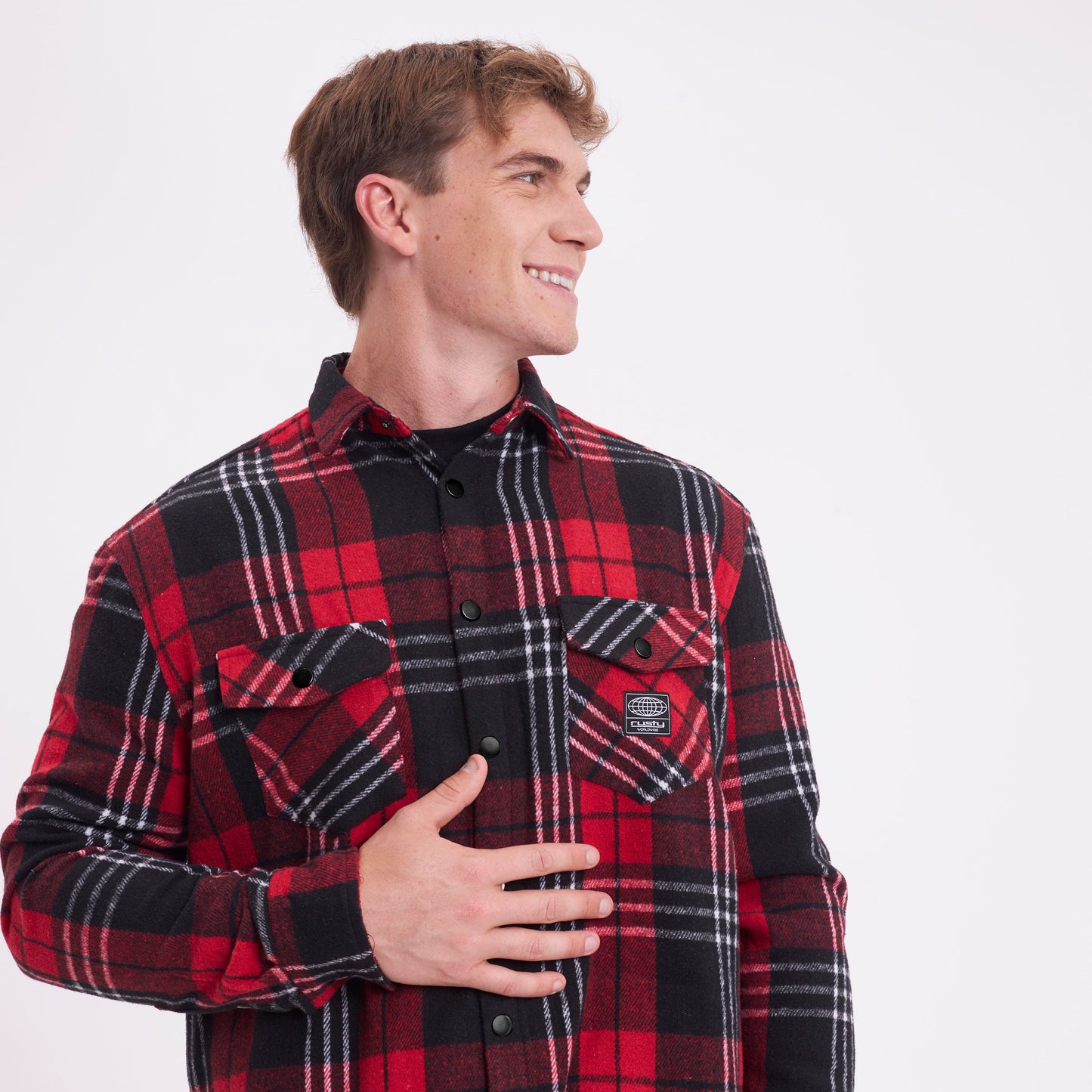 Camisa Galaxie Flannel Red