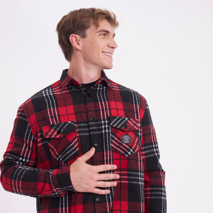Camisa Galaxie Flannel Red