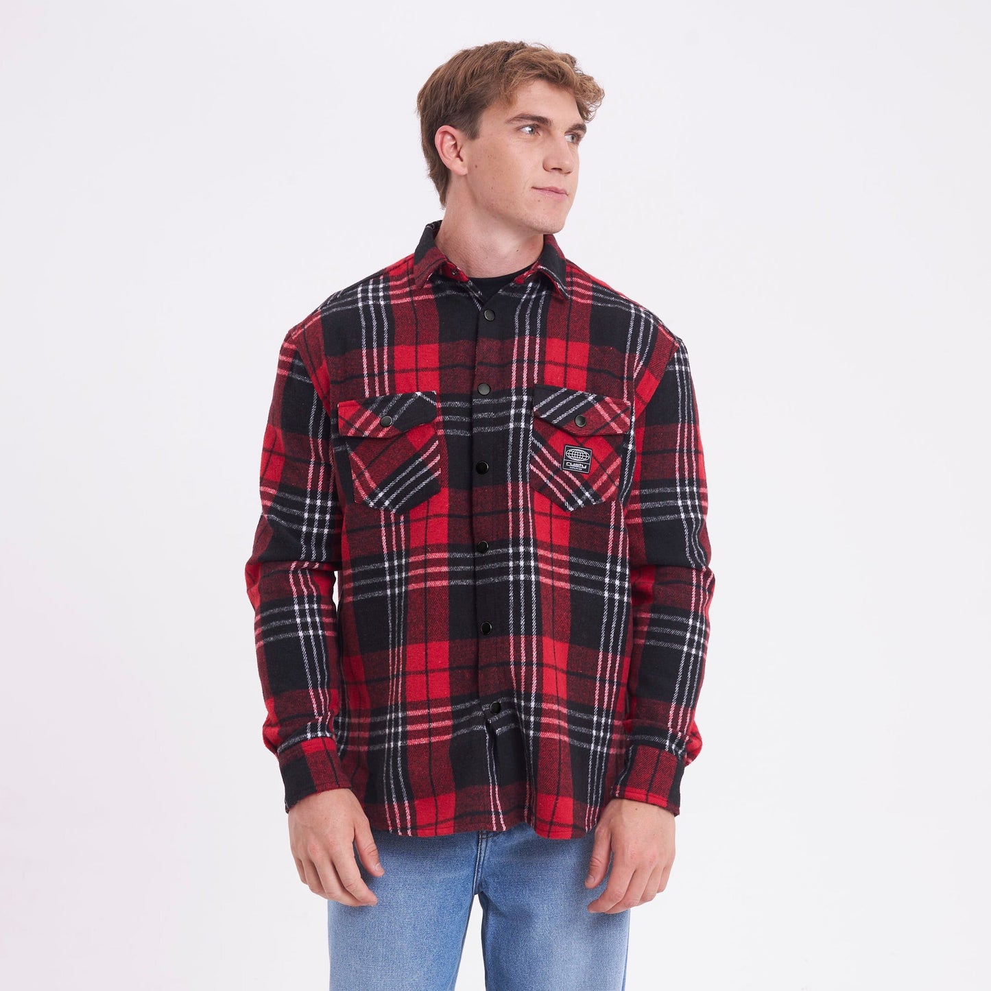 Camisa Galaxie Flannel Red