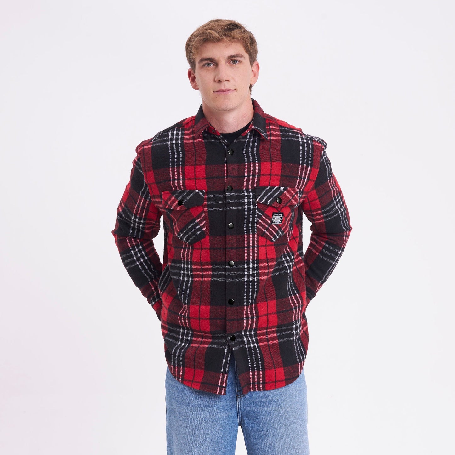Camisa Galaxie Flannel Red