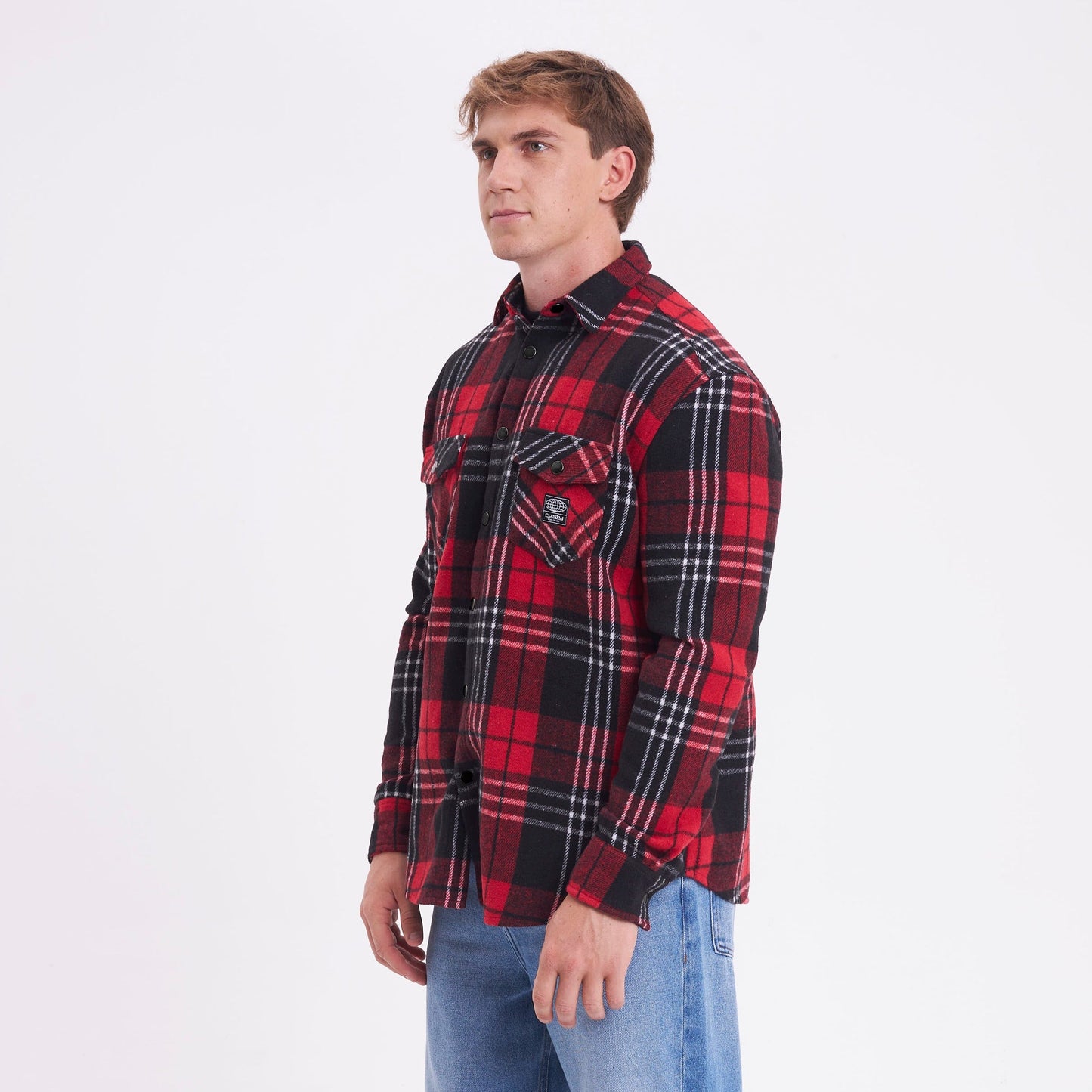 Camisa Galaxie Flannel Red