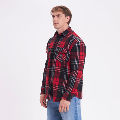Camisa Galaxie Flannel Red