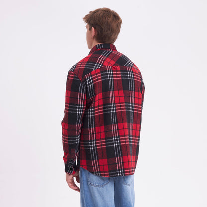 Camisa Galaxie Flannel Red
