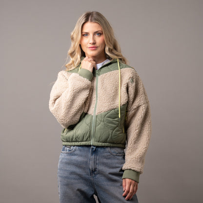 Campera Abrigo Gimme Teddy Oil Green