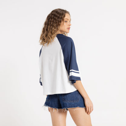 Remera Girls Surf 85 Boxy Navy