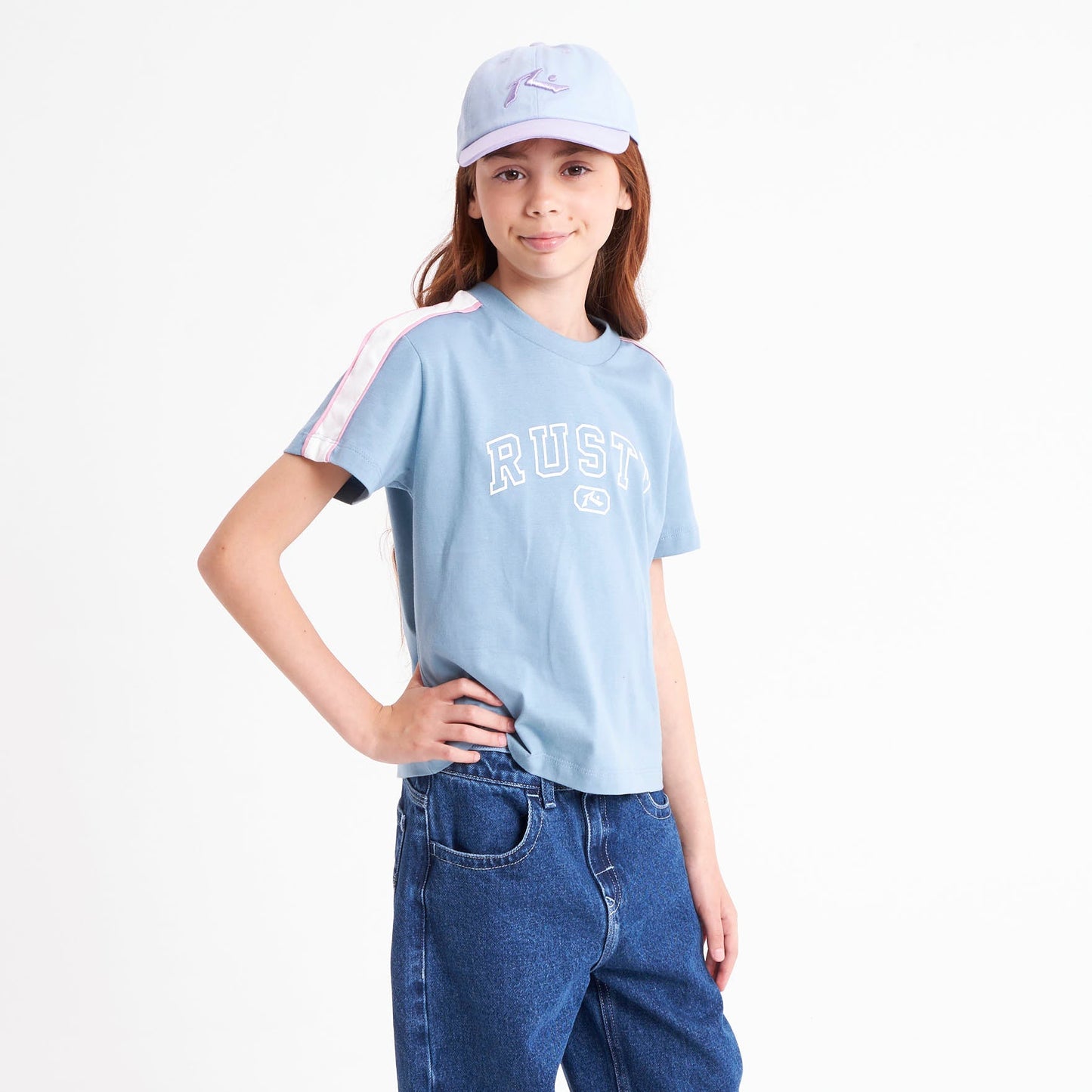 Remera Glacier Team Varsity Standard Girls Glacier Lake