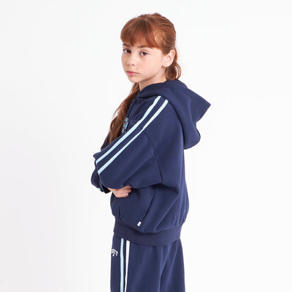 Campera Canguro Girls Team Varsity Navy