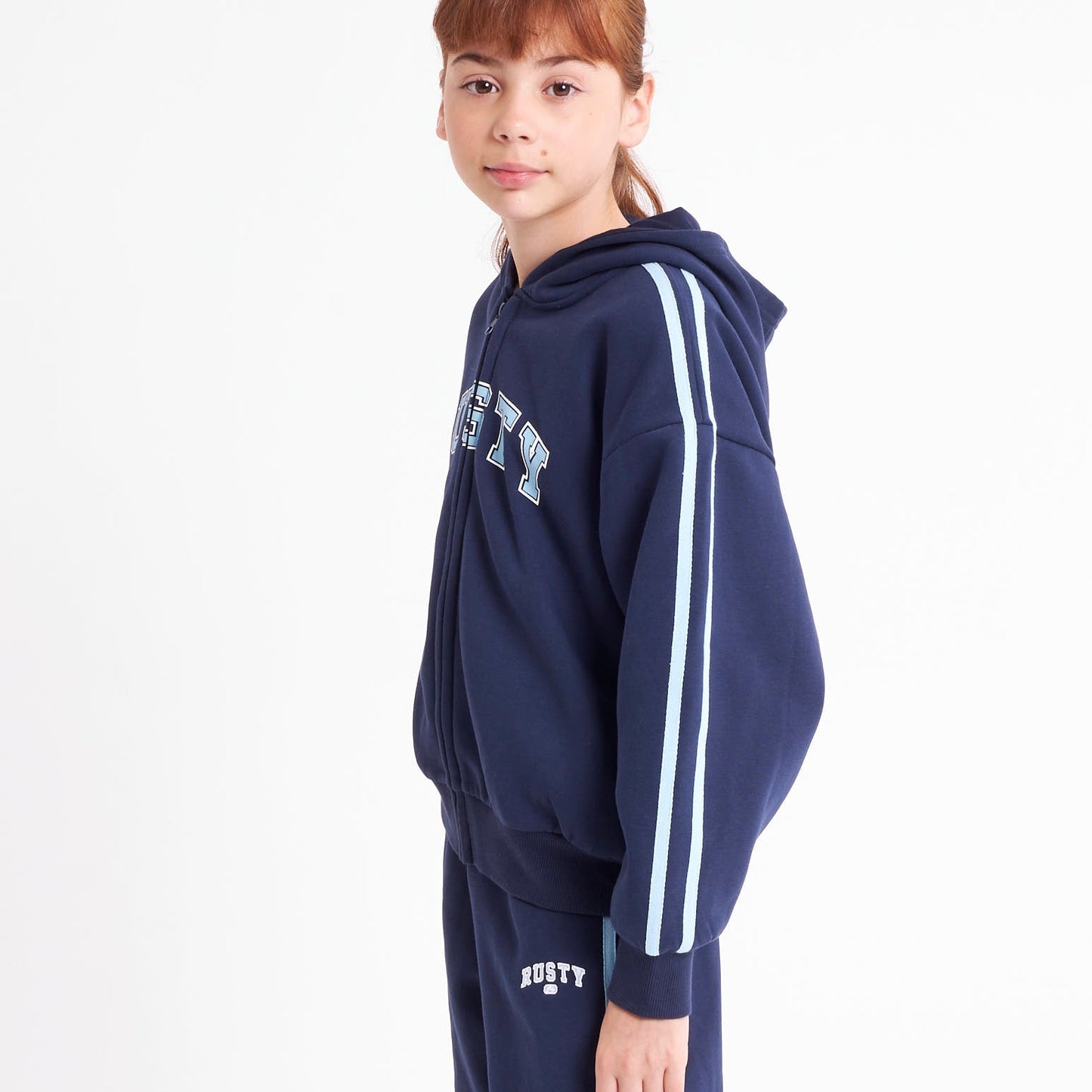 Campera Canguro Girls Team Varsity Navy