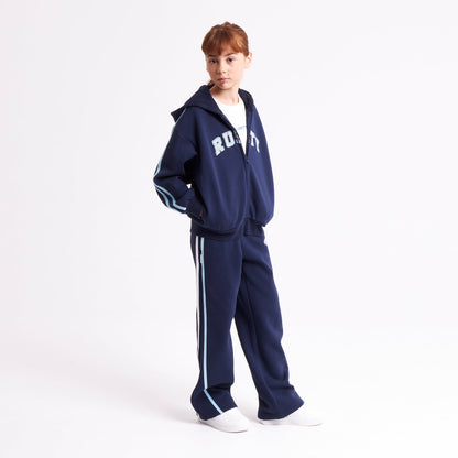 Campera Canguro Girls Team Varsity Navy