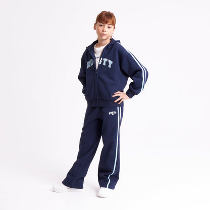 Campera Canguro Girls Team Varsity Navy
