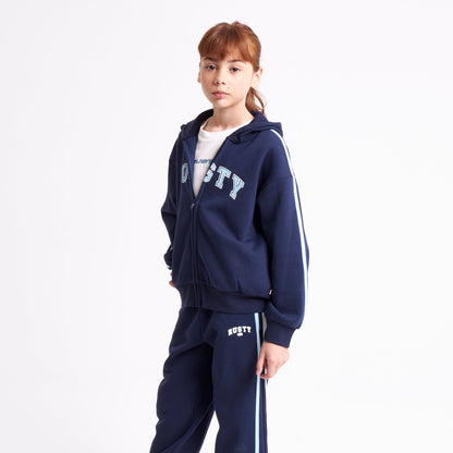 Campera Canguro Girls Team Varsity Navy