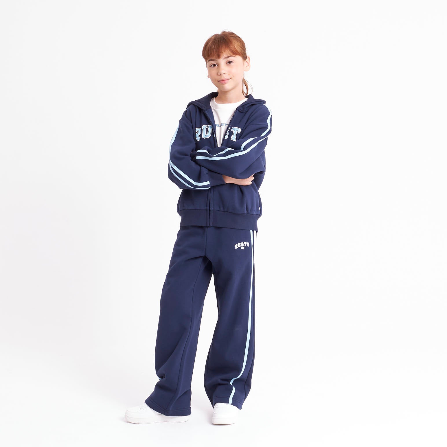 Campera Canguro Girls Team Varsity Navy