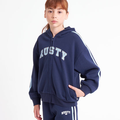 Campera Canguro Girls Team Varsity Navy