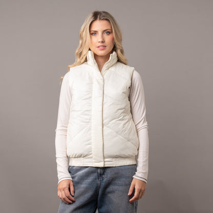 Chaleco Glow Off White