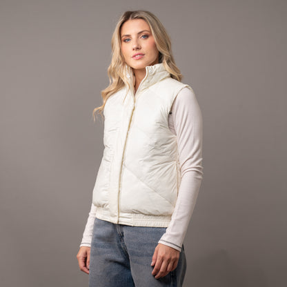 Chaleco Glow Off White