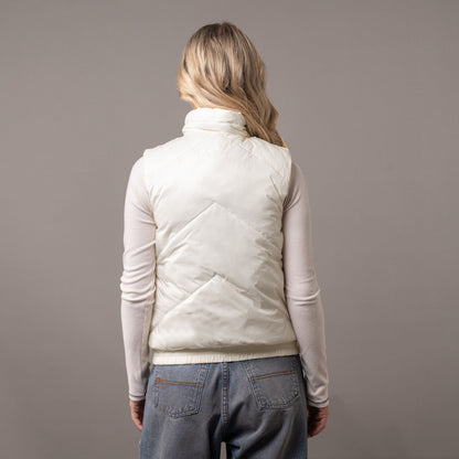 Chaleco Glow Off White