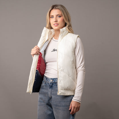 Chaleco Glow Off White