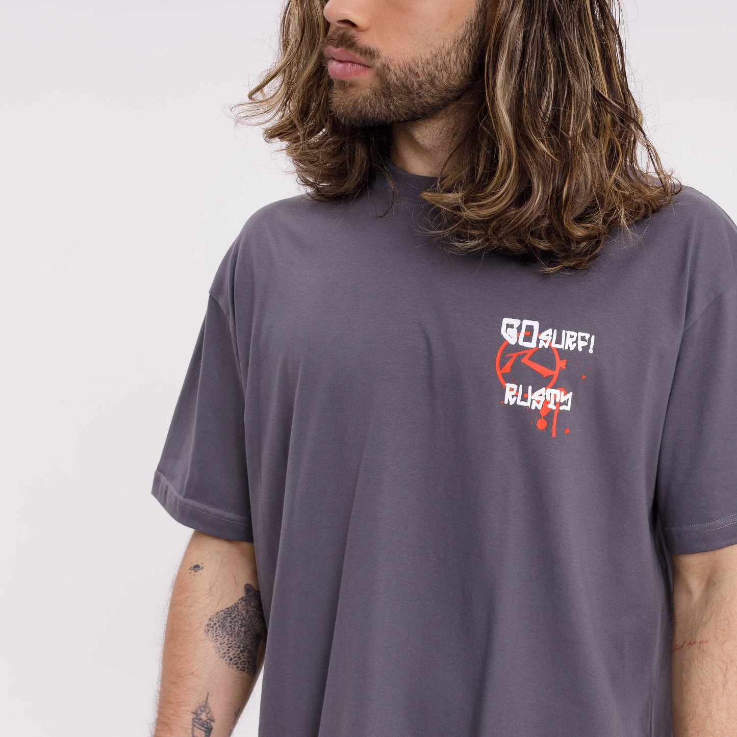 Remera Go Surf! Dark Grey
