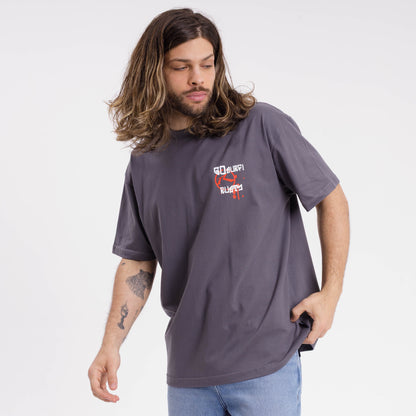 Remera Go Surf! Dark Grey