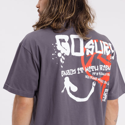 Remera Go Surf! Dark Grey