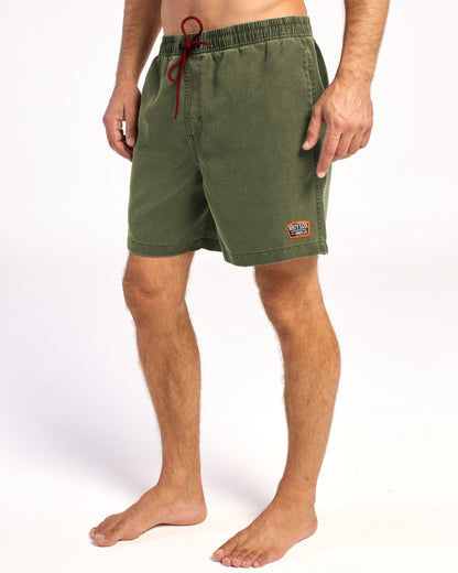 Boardshort Grunge 17`` Process Army