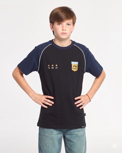 Remera Sean Eternos Junior Negro 2