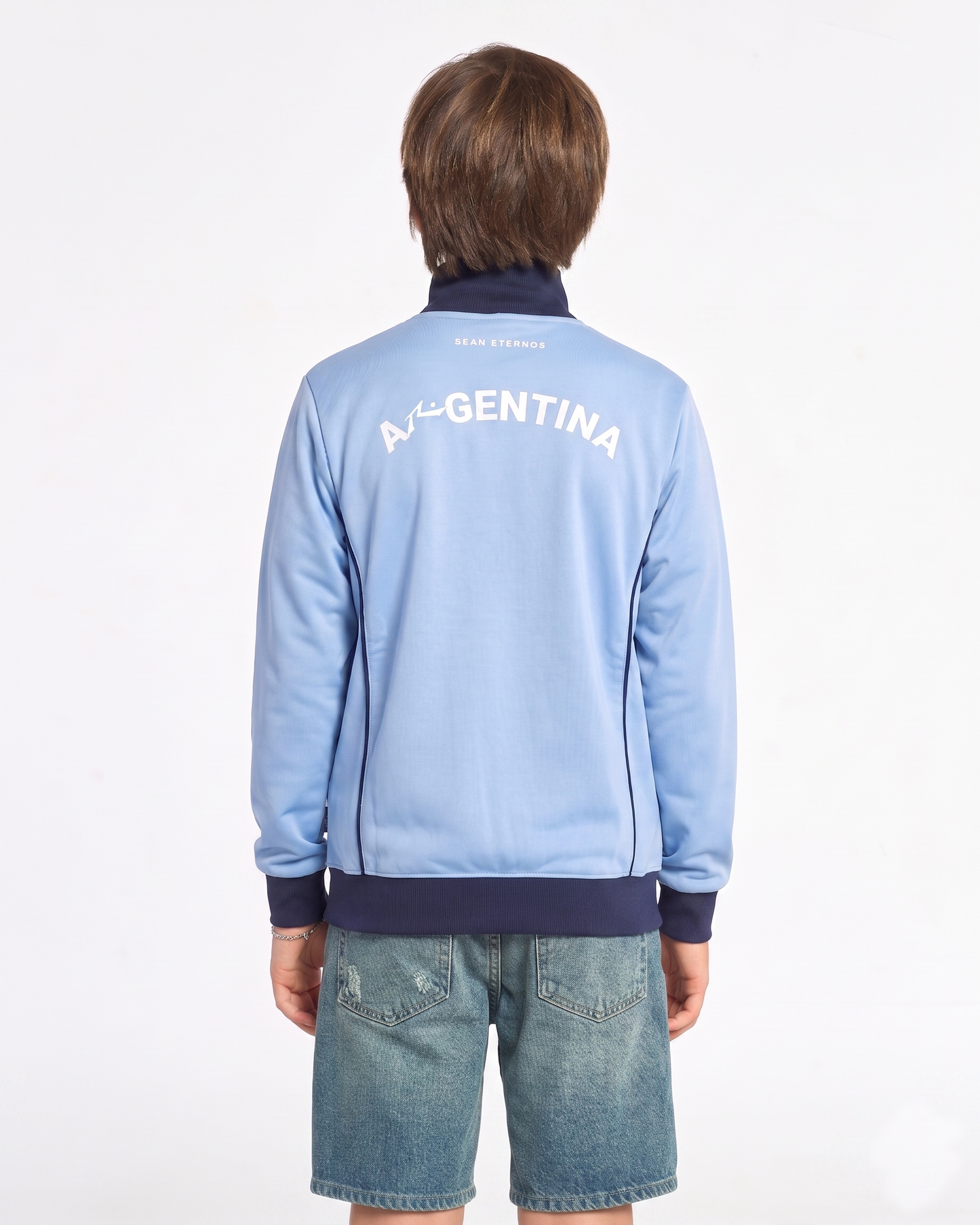 Campera Canguro Sean Eternos Junior Celeste