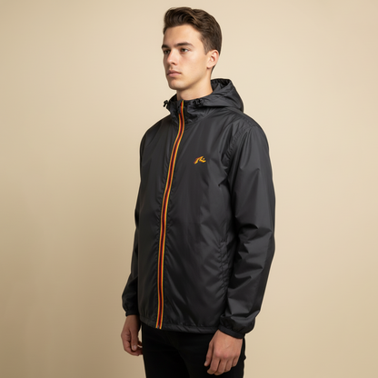 Campera Liviana Point Hope Zip Windbreaker Black