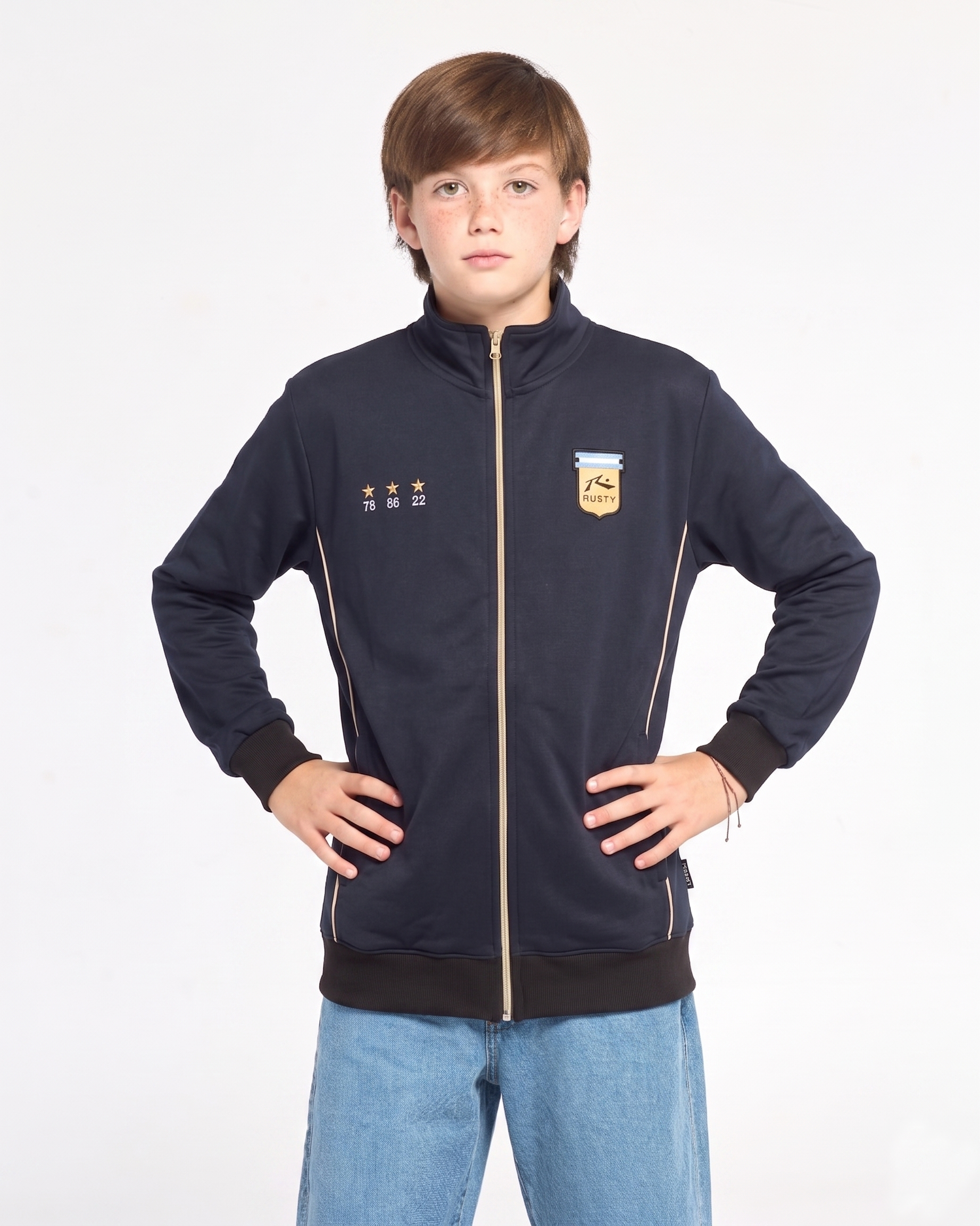 Campera Canguro Sean Eternos Junior Negro