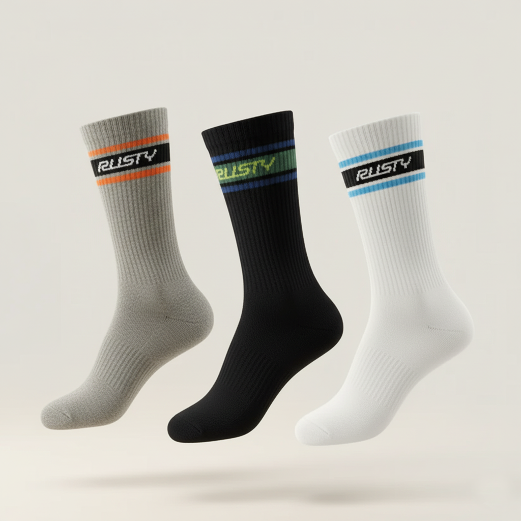 Medias Pit Mid Calf 3-Sock Pack Multi