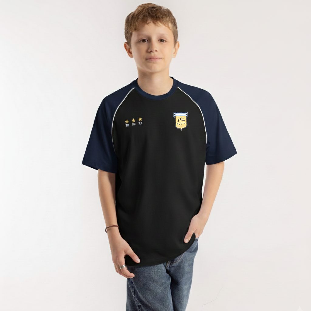 Remera Sean Eternos Junior Negro 2