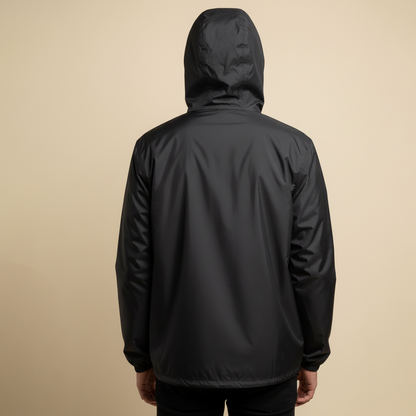 Campera Liviana Point Hope Zip Windbreaker Black