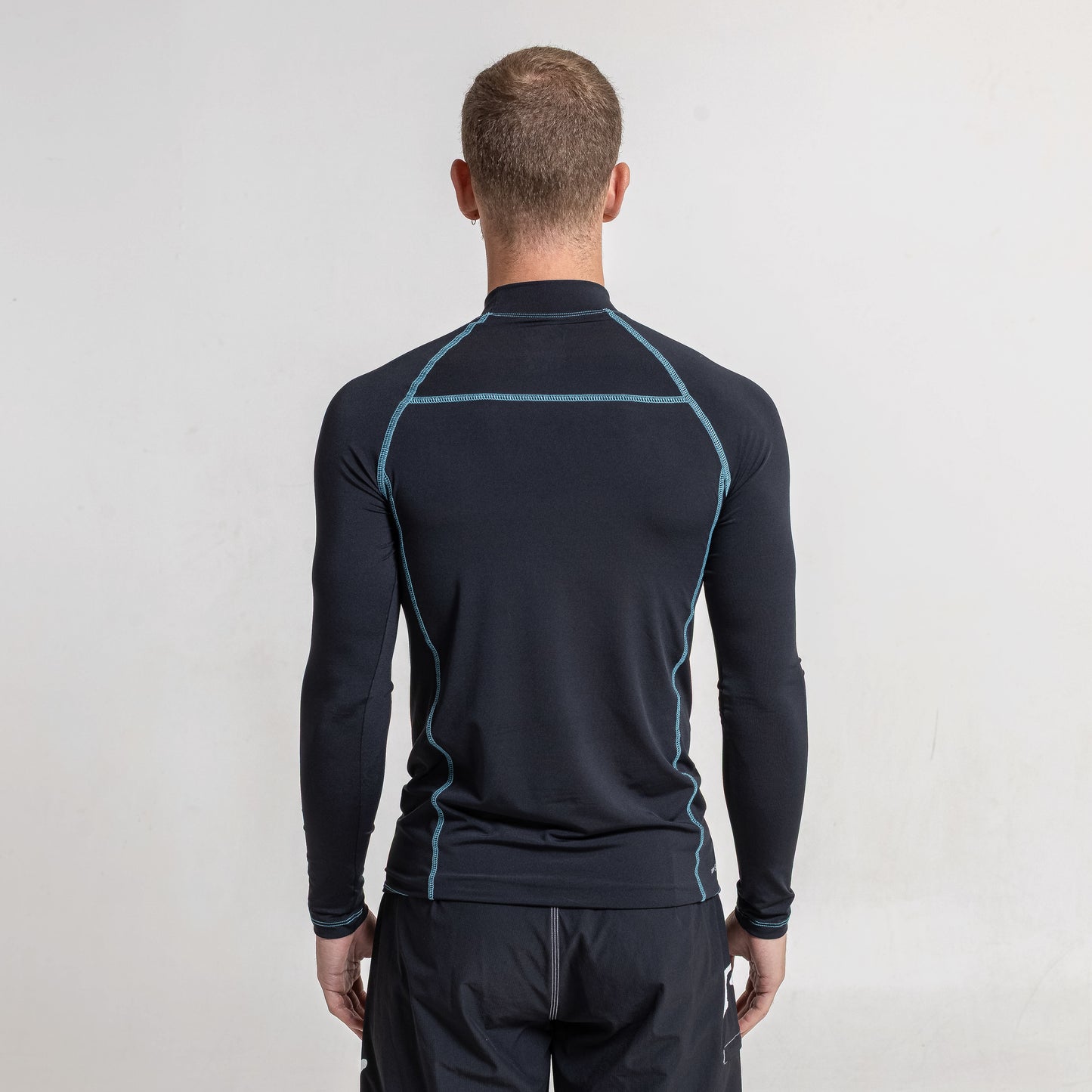 Rashie Gnaraloo Long Sleeve Surf Top Black