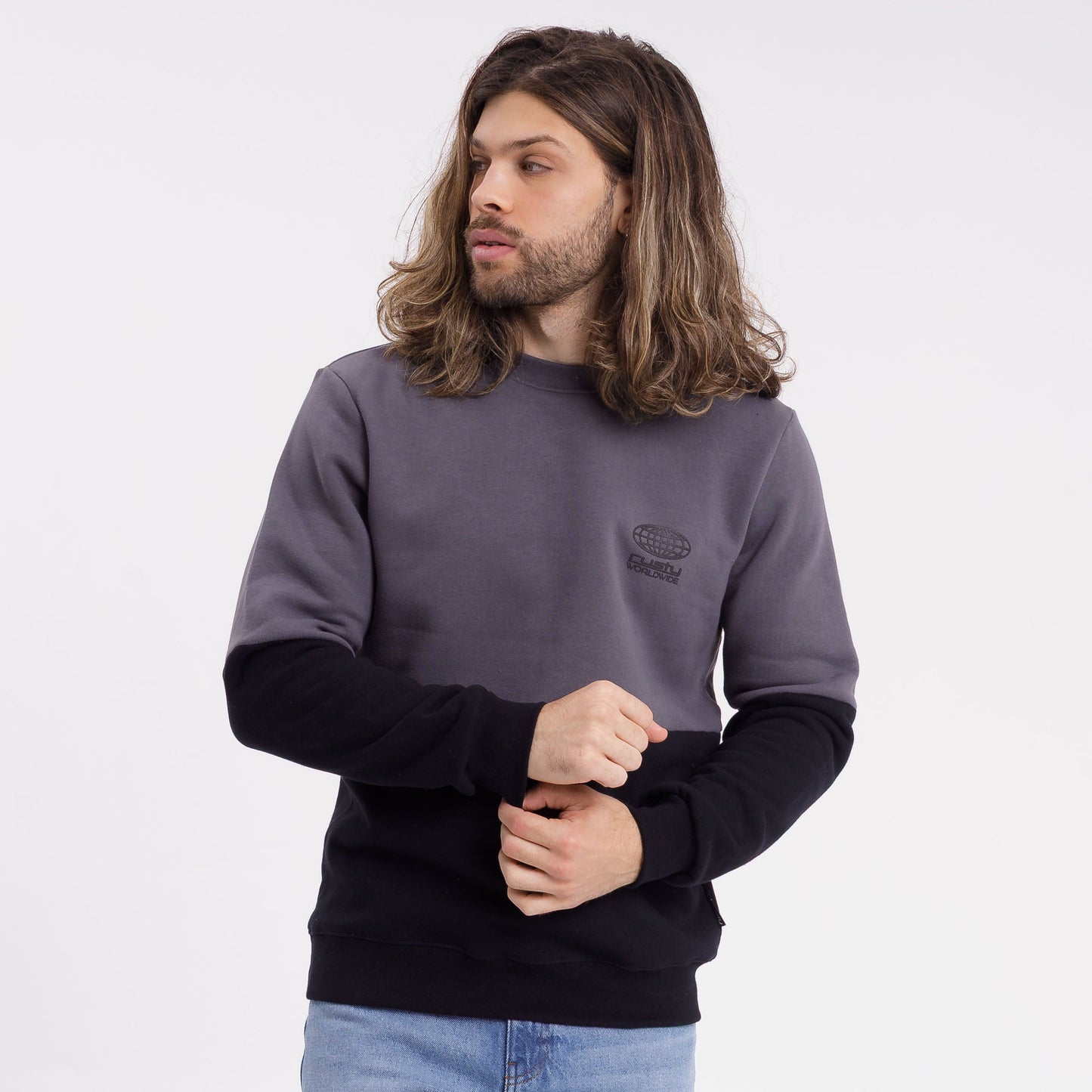 Buzo Halfieng Black/Grey