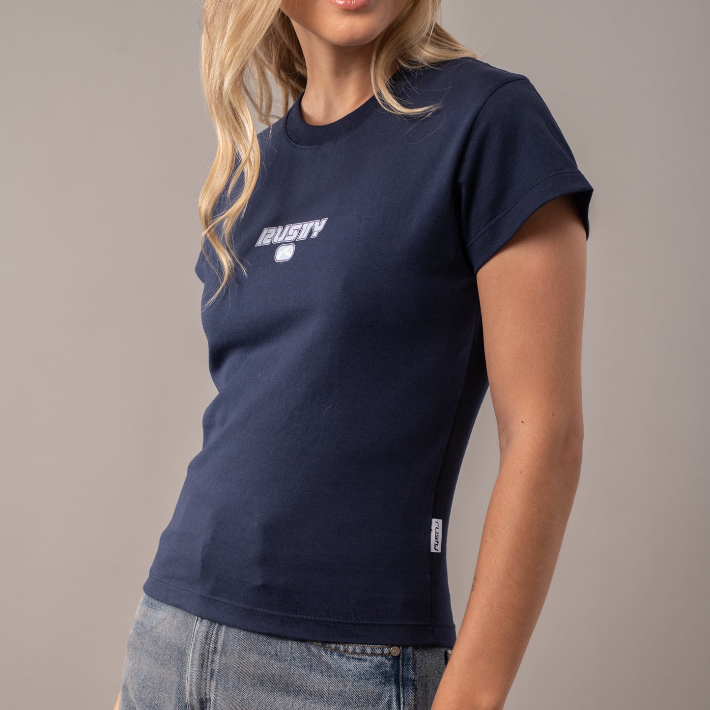 Remera Halftone Skimmer Ld Navy Blue