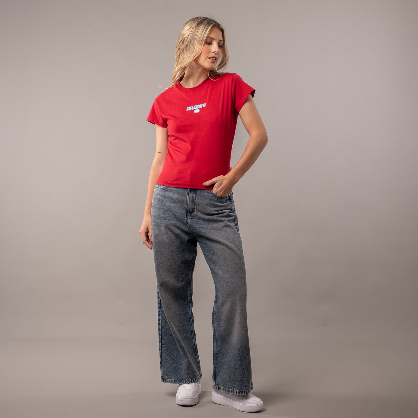 Remera Halftone Skimmer Ld Salsa