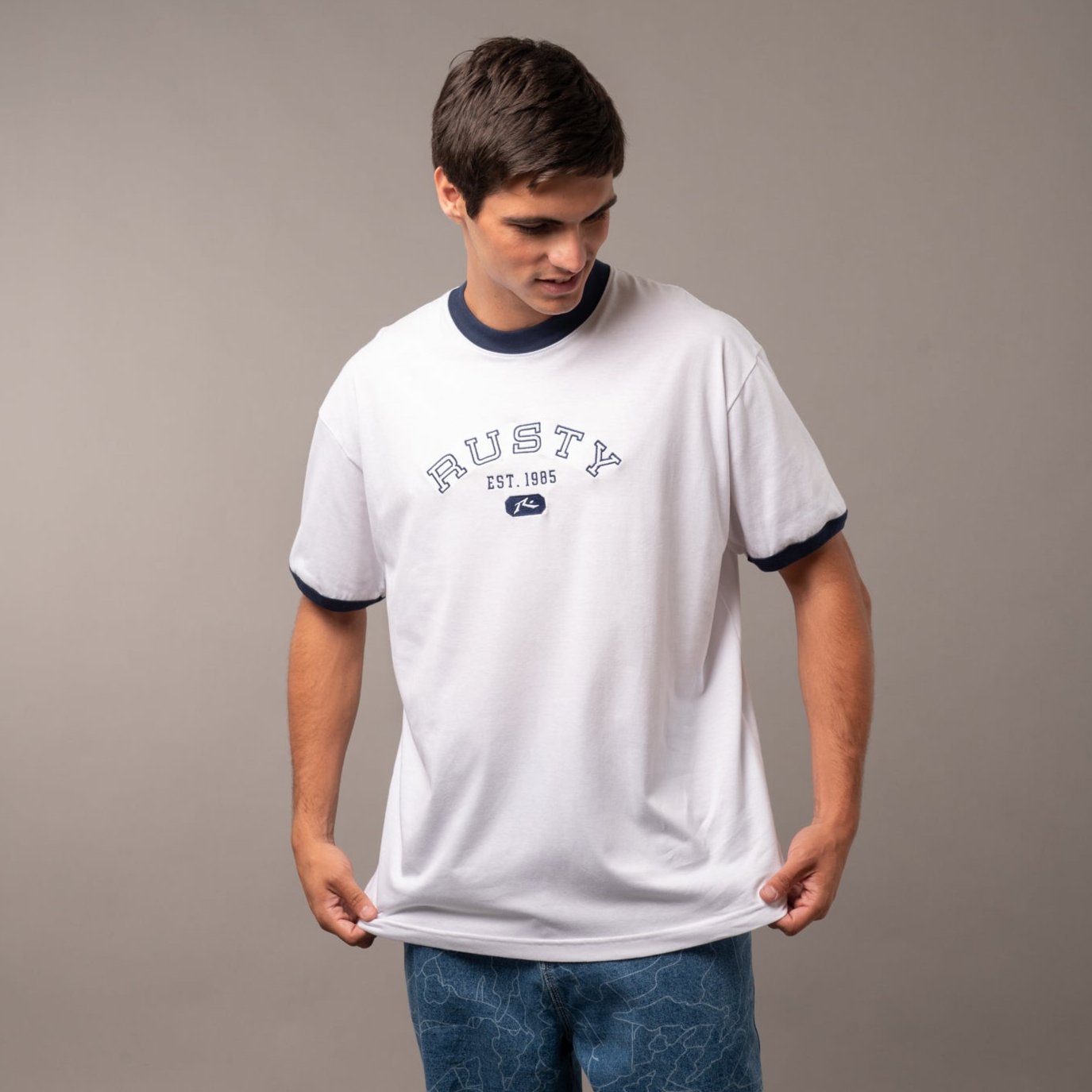 Remera Harvard White