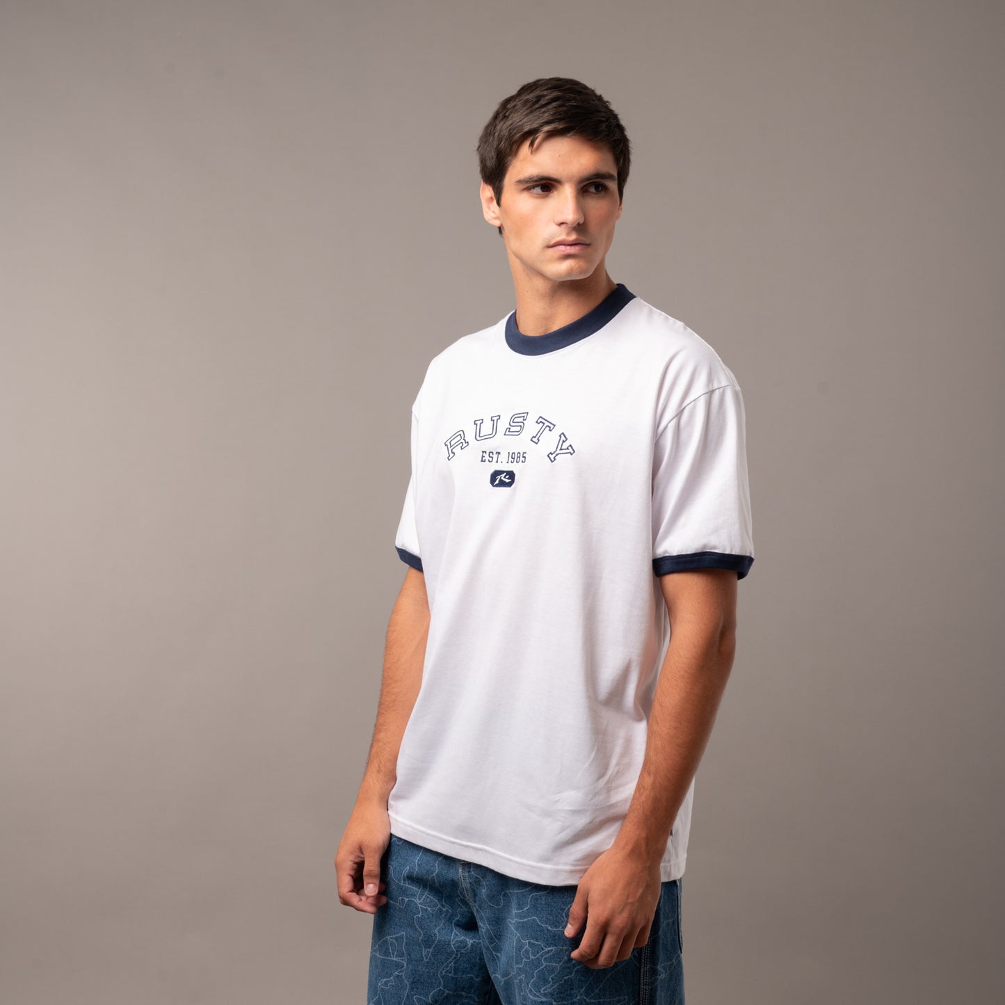 Remera Harvard White