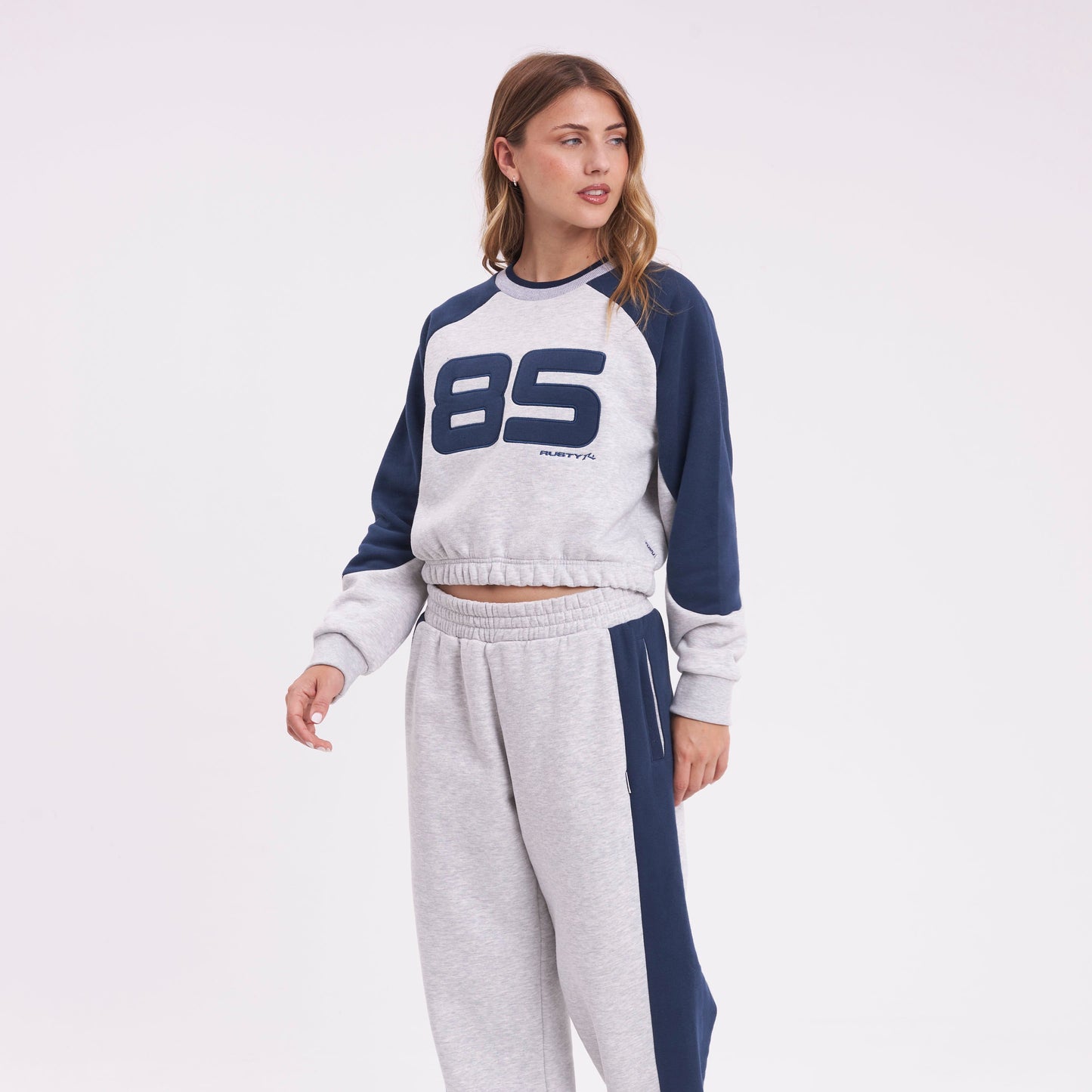 Buzo Harvest Cropped Grey Marle