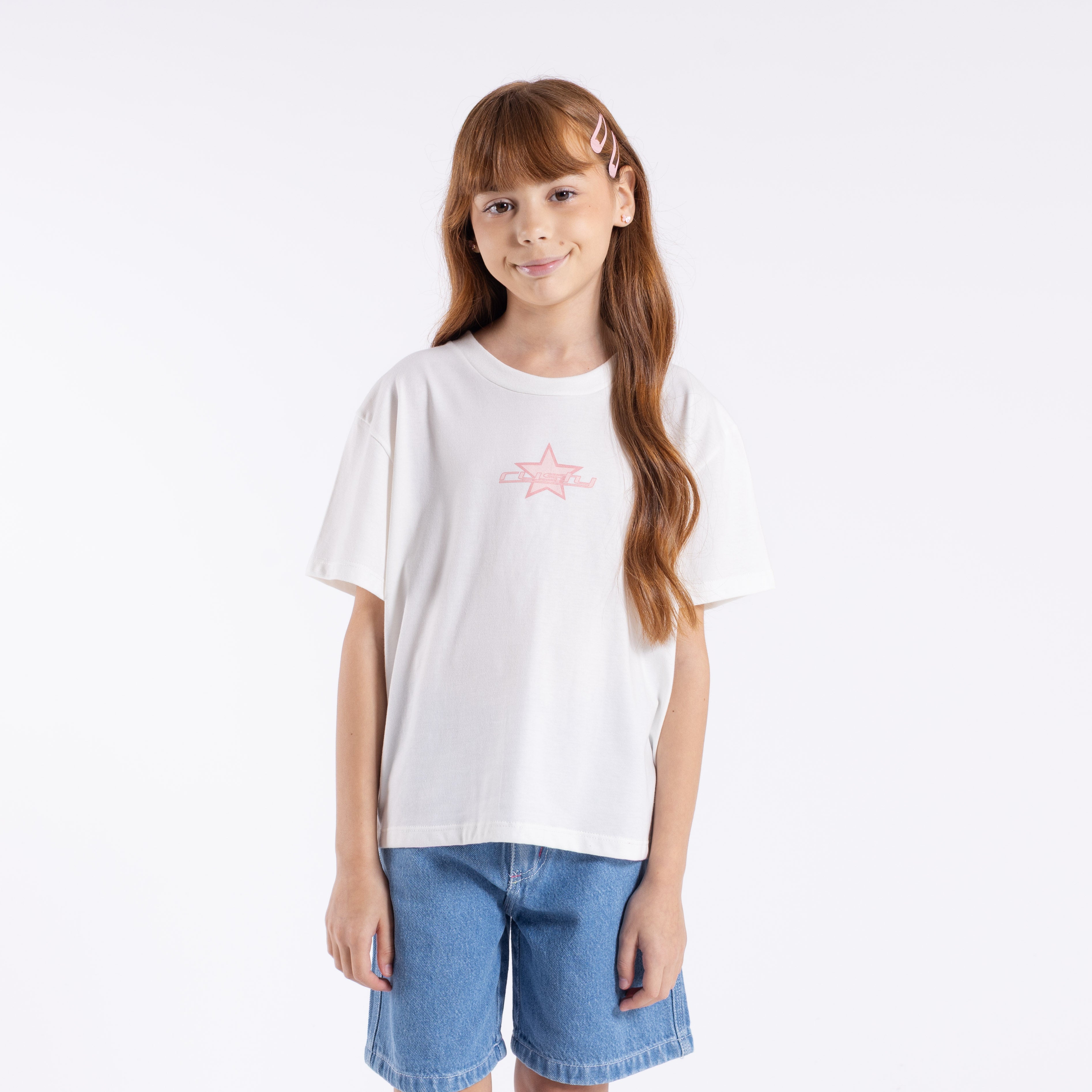 Remera Heart Relaxed Girls Snow White