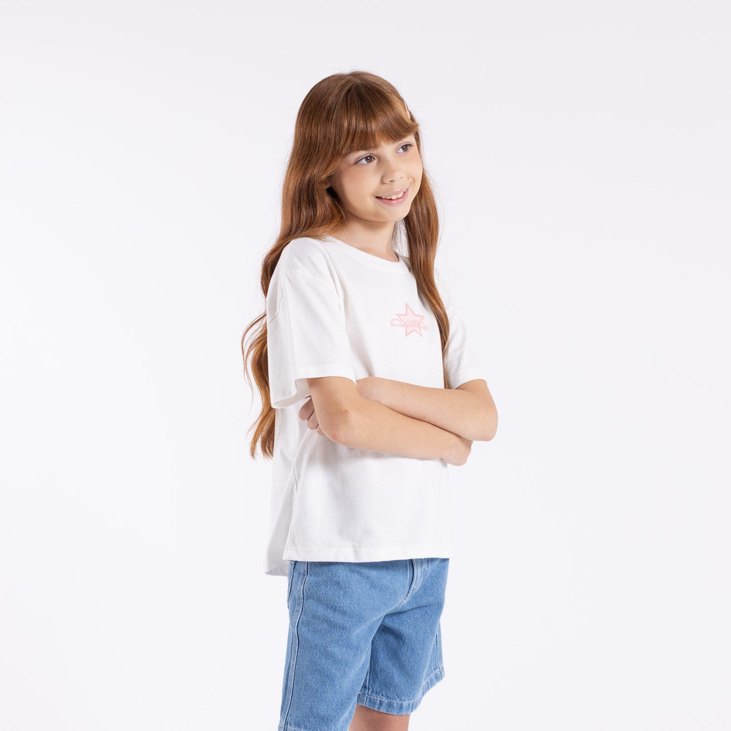 Remera Heart Relaxed Girls Snow White