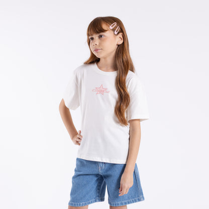 Remera Heart Relaxed Girls Snow White