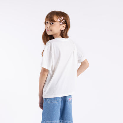 Remera Heart Relaxed Girls Snow White