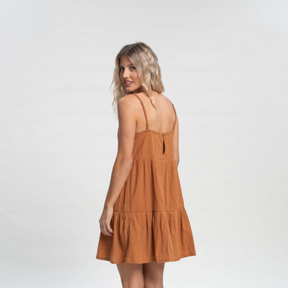 Vestido Heather Slip Cocoa