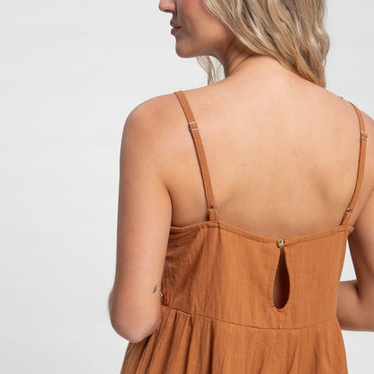 Vestido Heather Slip Cocoa