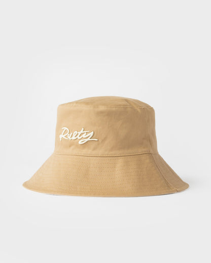 Gorra Crush Reversible Bucket Hat* Light Khaki