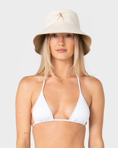 Gorra Crush Reversible Bucket Hat* Light Khaki